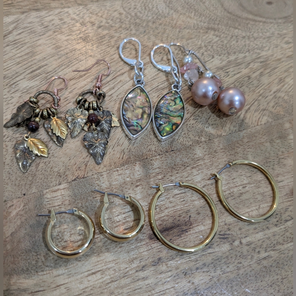 3 For $25 Earrings 5 Piece Set